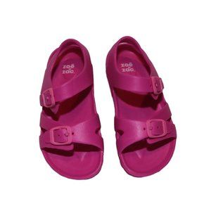 Zoe & Zac Pink Water Sandals Girls Size 9